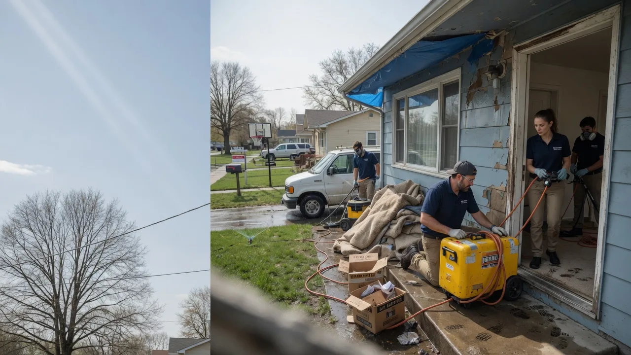 Basement Flood Cleanup in Tappen, ND near me